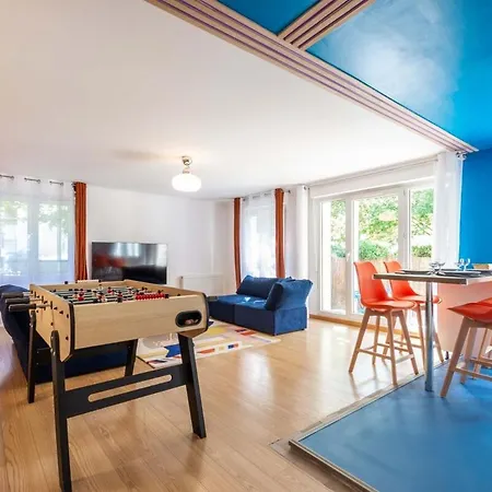 Apartment Le Pop Factory ~ Disneyland ~ Jardin ~ Famille Bussy-Saint-Georges